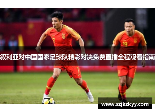 叙利亚对中国国家足球队精彩对决免费直播全程观看指南